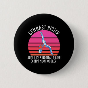 Gymnast Sister Button