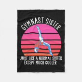 Gymnast Sister Fleecedecke (Vorderseite)