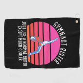 Gymnast Sister Golfhandtuch (Horizontal)