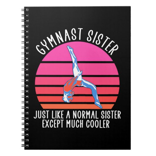Gymnast Sister Notizblock (Vorderseite)