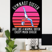 Gymnast Sister Poster (Heimbüro)