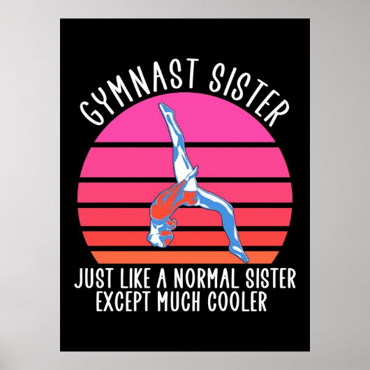 Gymnast Sister Poster (Vorne)