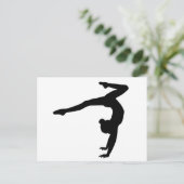 Gymnast Stag Handstand Geschenke Postkarte (Stehend Vorderseite)