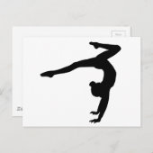 Gymnast Stag Handstand Geschenke Postkarte (Vorne/Hinten)