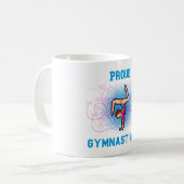 Gymnast-stolze Mama Kaffeetasse (Vorderseite Links)