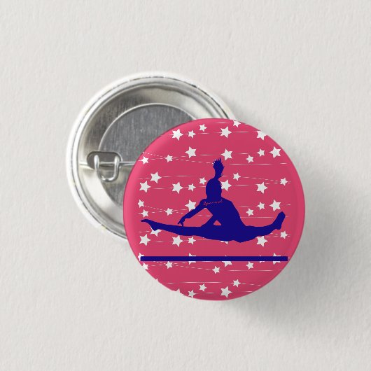Gymnast Swirbelstars Button (Vorne & Hinten)