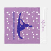 Gymnast Swirbelstars Fleecedecke (Vorderseite (Horizontal))