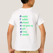Gymnast T-Shirt (Rückseite)