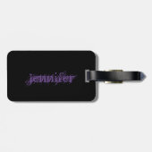 Gymnast Verließ es auf dem Boden Personalisiert Li Gepäckanhänger (Rückseite horizontal)