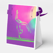 Gymnast "Viel Glück" Gefälligkeitsbox Geschenkschachtel (Rückseite)