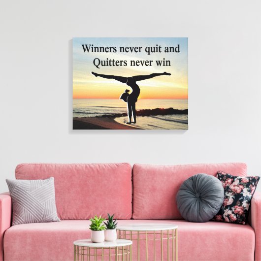 GYMNAST WINNER LEINWANDDRUCK (Insitu (Wohnzimmer))