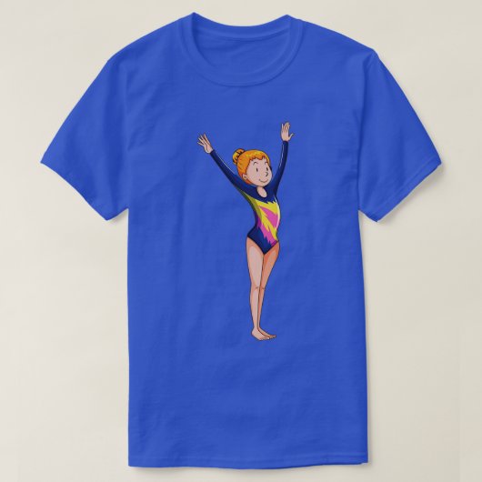Gymnast Workout Vector T-Shirt (Design vorne)