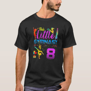 Gymnasten Little 8 Geburtstagsparty Dreh Jump Tumb T-Shirt