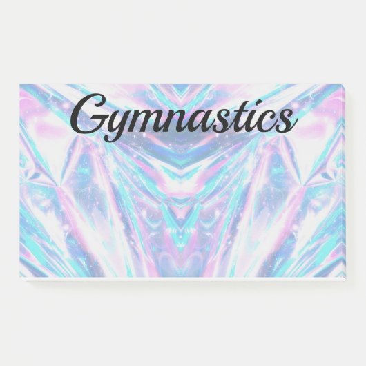 GYMNASTICS 10" x 6" Post-it®-Hinweise Post-it Klebezettel (Vorderseite)