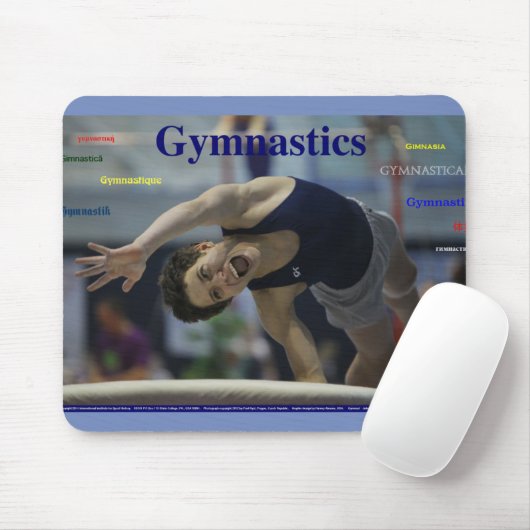 GYMNASTICS #1, Julius Neuber auf Tresor Mousepad (Mit Mouse)
