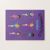 GYMNASTICS 6 GYMNAST PERSONALISIERT PUZZL PUZZLE (Horizontal)