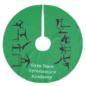 Gymnastics Academy Christmas Tree Skirt Polyester Weihnachtsbaumdecke (Vorderseite)