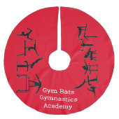 Gymnastics Academy Christmas Tree Skirt Polyester Weihnachtsbaumdecke (Vorderseite)