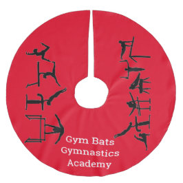 Gymnastics Academy Christmas Tree Skirt Polyester Weihnachtsbaumdecke