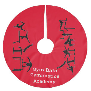 Gymnastics Academy Christmas Tree Skirt Polyester Weihnachtsbaumdecke