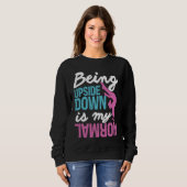 Gymnastics  Being Upside Down Is My Normal Girls Sweatshirt (Vorne ganz)