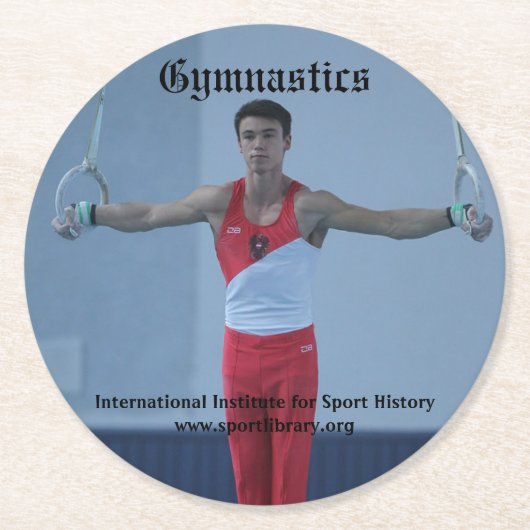 GYMNASTICS Biermatte, Untersetzer Set von sechs Ja (Vorderseite)
