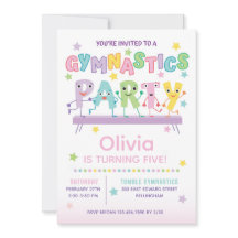 Gymnastics Birthday Party for Girl