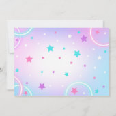 Gymnastics Birthday Photo Invitation  Einladung (Rückseite)