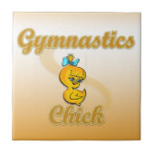 Gymnastics Chick Fliese (Vorderseite)