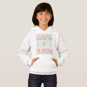 GYMNASTICS CHRISTMAQUOTEN - GYMNNAST UGLY SWEATER HOODIE (Vorne ganz)