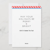 gymnastics Christmas cards Feiertagskarte (Rückseite)