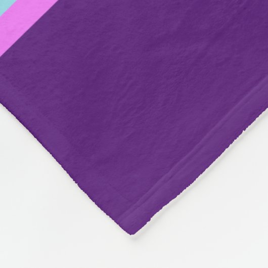 Gymnastics Christmas Purple Aqua Personalized    Fleecedecke (Ecke)