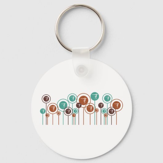 Gymnastics Daisies Schlüsselanhänger (Vorderseite)