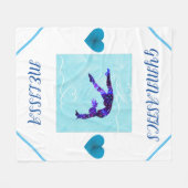 GYMNASTICS Decke personalisiert. (Vorderseite (Horizontal))