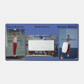 GYMNASTICS Desk Mat, Daniel, Julius & Johannes Schreibtischunterlage (Tastatur & Maus)