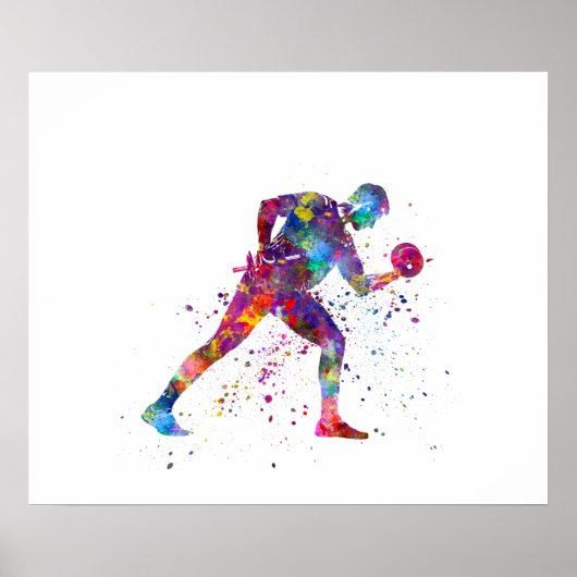 gymnastics exercise poster (Vorne)