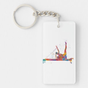 gymnastics exercise schlüsselanhänger