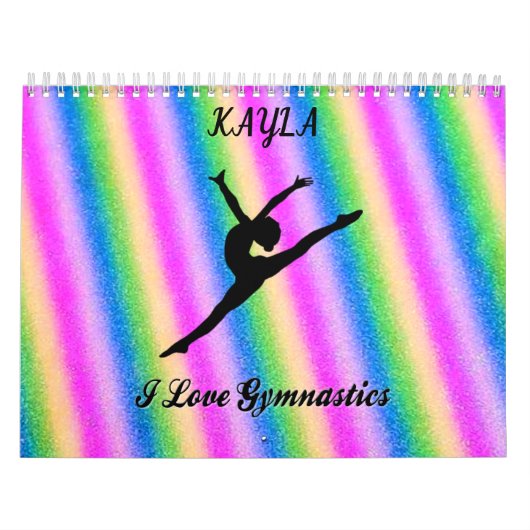 GYMNASTICS FARBEITER CALENDAR PERSONALISIERT 2022. KALENDER (Titelbild)
