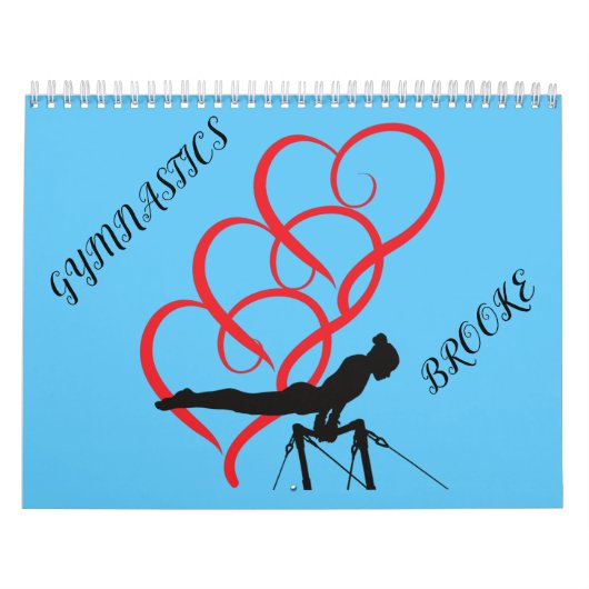 GYMNASTICS FARBEITER CALENDAR PERSONALISIERT 2022. KALENDER (Titelbild)