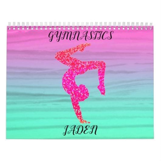 GYMNASTICS FARBEITER CALENDAR PERSONALISIERT 2022. KALENDER (Titelbild)