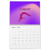 GYMNASTICS FARBIGER KALENDER PERSONALISIERT 2022. (Feb 2027)