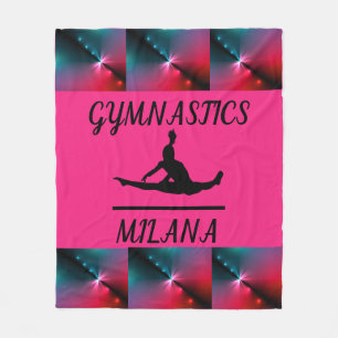 GYMNASTICS FLEECE BLANKET mit personalisiertem Nam