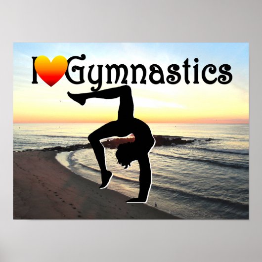 GYMNASTICS FOREVER DESIGN POSTER (Vorne)