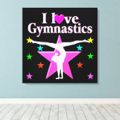 GYMNASTICS FOREVER LEINWANDDRUCK (Insitu (Holzboden))
