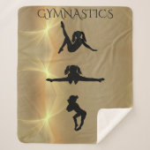 GYMNASTICS GIRL'S SHERPA BLANKET. SHERPADECKE (Vorderseite)