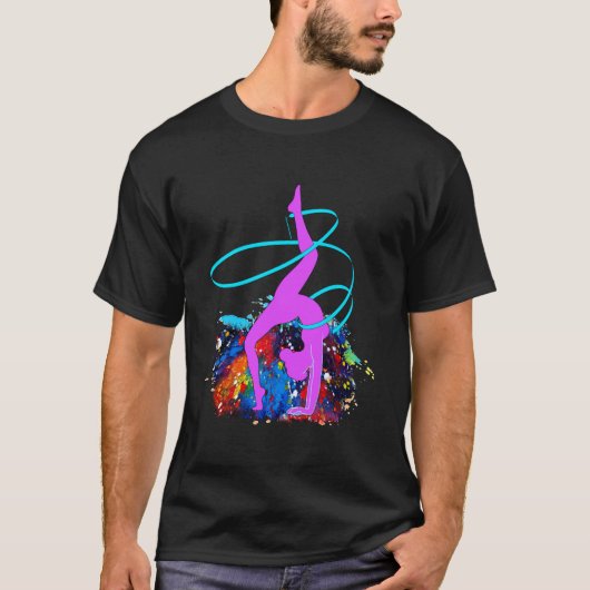 Gymnastics Gymnast aerobics acrobat Fan T-Shirt (Vorderseite)
