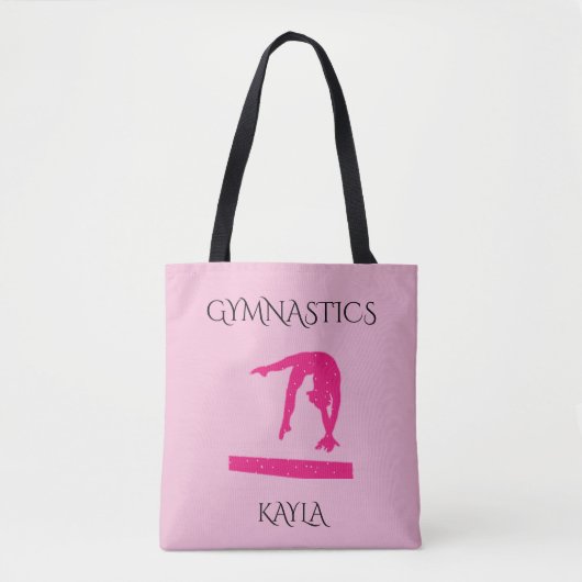 GYMNASTICS HAT BAG MIT INDIVIDUELLE NAME! TASCHE (Vorderseite)