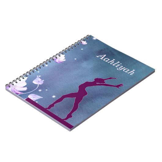 Gymnastics "I Love Gymnastics" Notizblock (Linke Seite)