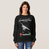 Gymnastics Is Calling I Must Go Sport Hobby Gymnas Sweatshirt (Vorne ganz)