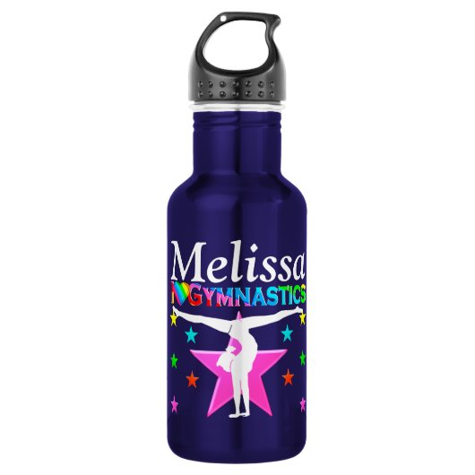 GYMNASTICS LIEBE PERSONALISIERTE WASSERFLASCHE (Vorderseite)